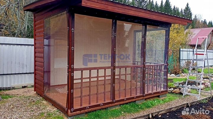 Жидкие окна для беседки