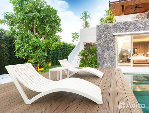 Шезлонг для отдыха Slim Разные цвета