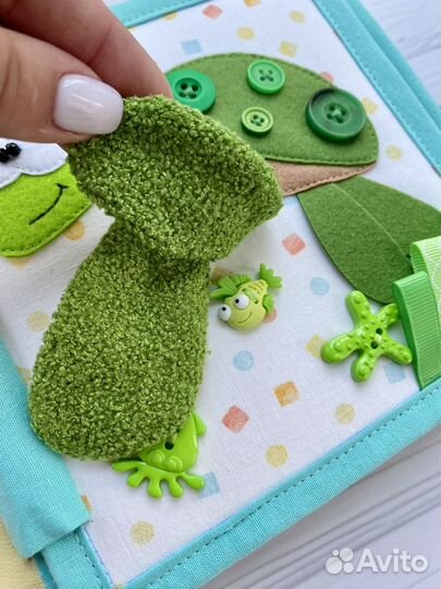 Развивающая книга из фетра