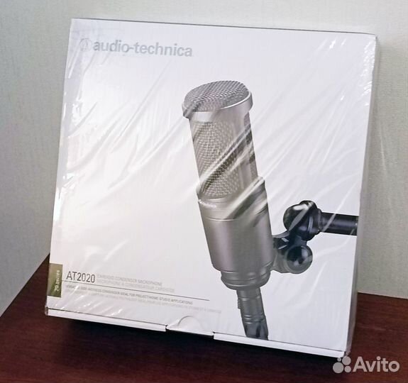 Audio-Technica AT2020 микрофон+POP фильтр(новый)