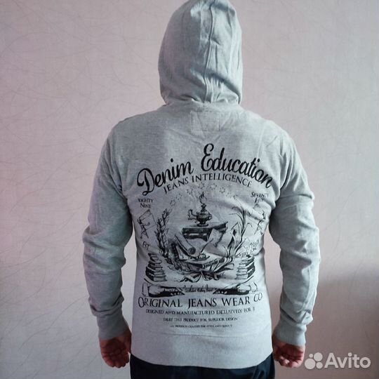 Толстовка мужская с капюшоном теплая