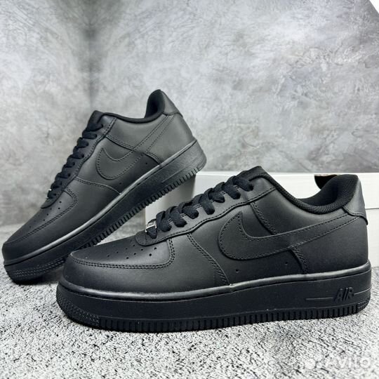 Кроссовки nike air force 1 черные