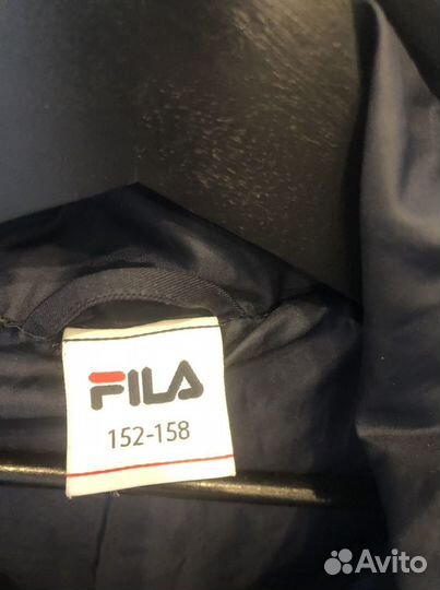 Пуховик fila на подростка