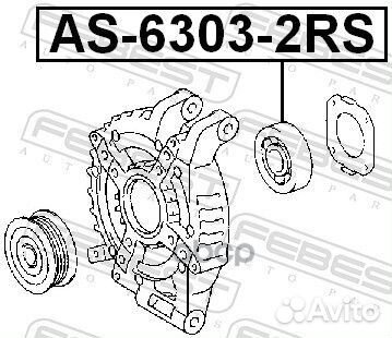 Подшипник генератора toyota RAV4 ACA3#/ALA3#/GS