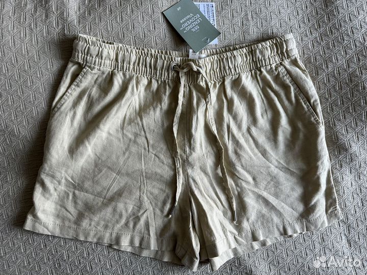 Шорты льняные HM новые S на M