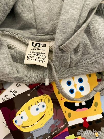 Худи uniqlo x spongebob