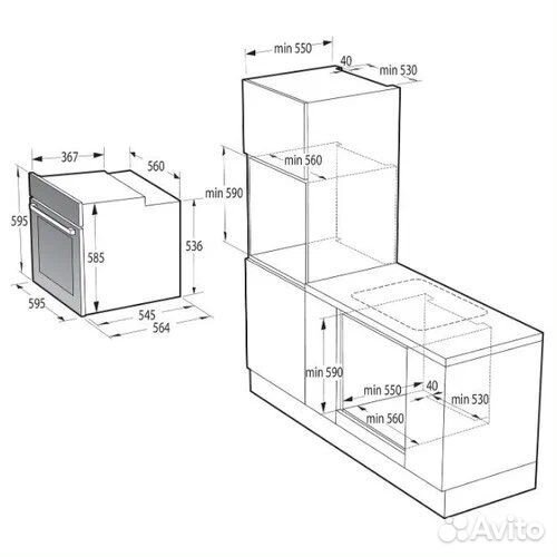 Духовой шкаф электрический gorenje BOX6737E01BG