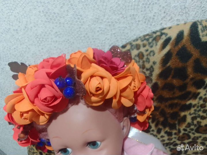 Осенний венок на голову