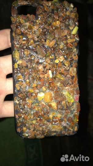 Чехол на iPhone 7 янтарь