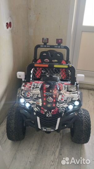 Детский электромобиль джип 4/4