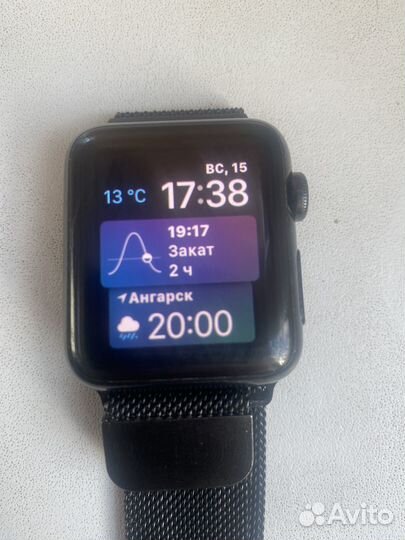 Часы apple watch 3 38 mm