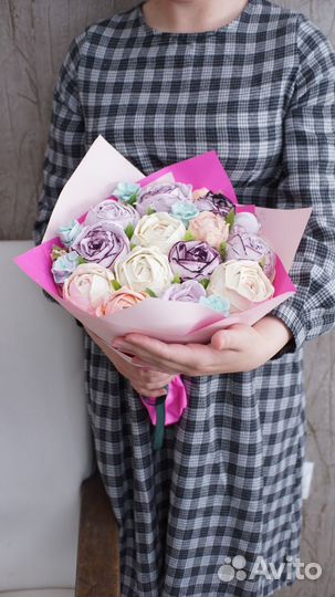 Зефирные цветы