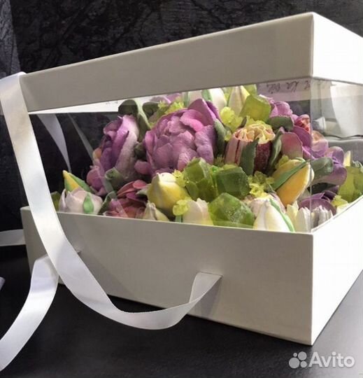 Зефирный букет к 8 марта