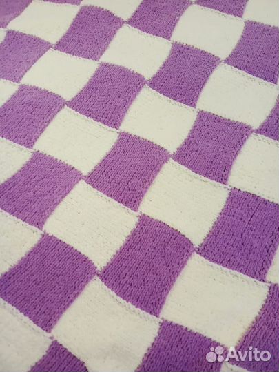 Плед вязаный плюшевый130*200