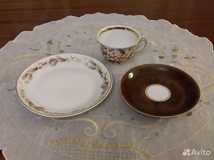 Чайные и кофейные пары СССР, розетки для варенья