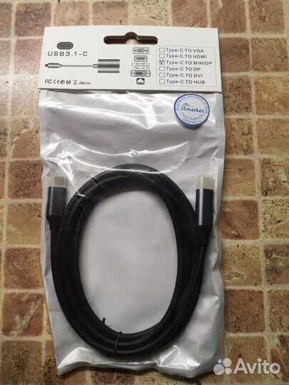 Кабель Type-C USB3.1 (M) - Mini DisplayPort (M)