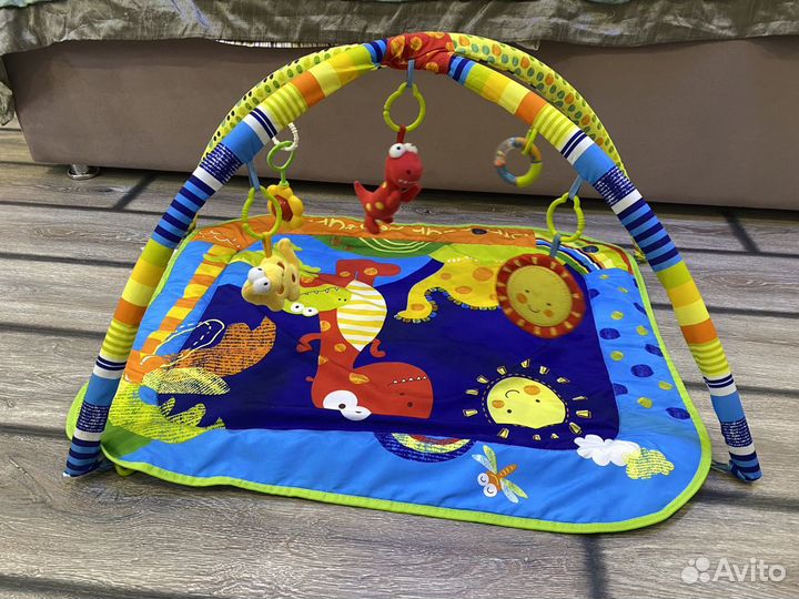 Развивающий коврик dino динозавры