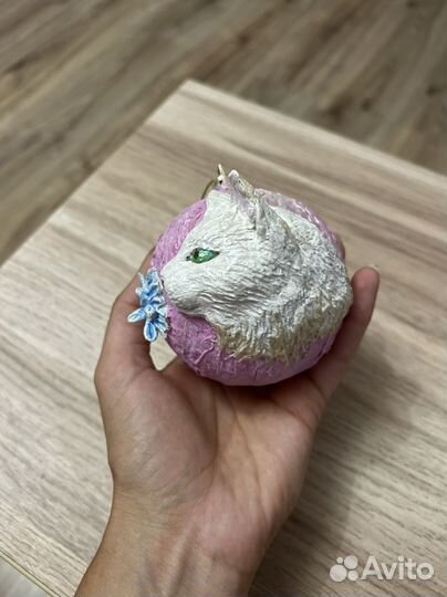 Новогодняя игрушка шар