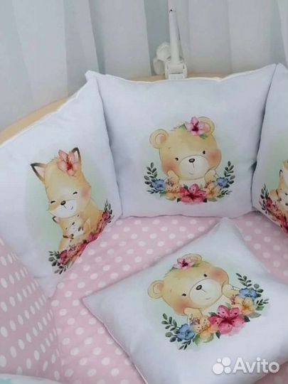 Бортики в детскую кроватку