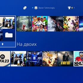 Sony PS4 slim 2 геймпада + игры