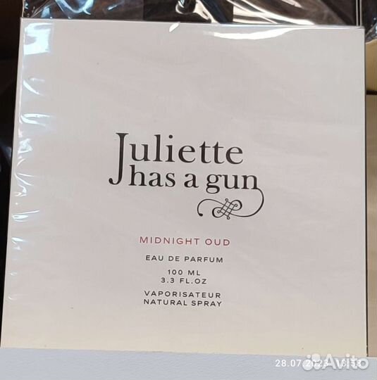 Парфюмерная вода juliette HAS A GUN midnight OUD