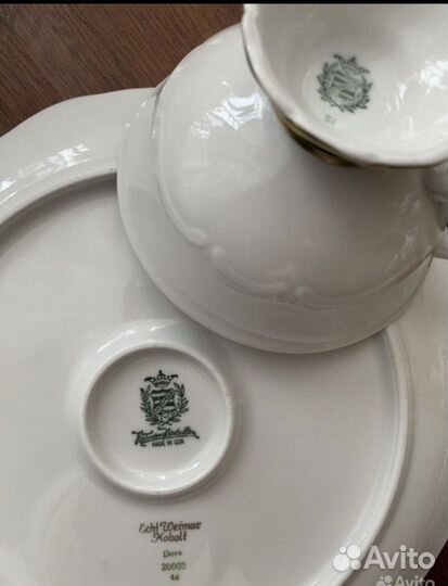 Наборы старинной винтажной посуды