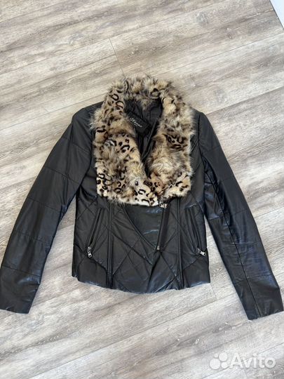 Куртка весенняя осенняя женская натуральная кожа