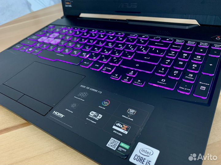 Asus TUF Gaming 144Гц i5 10300H/GTX 1650Ti 4gb