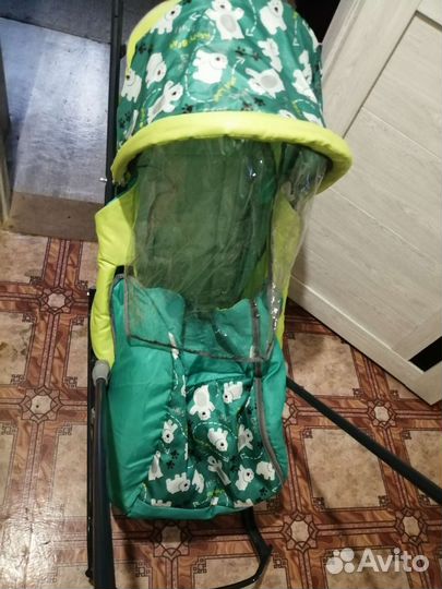 Детские санки коляска