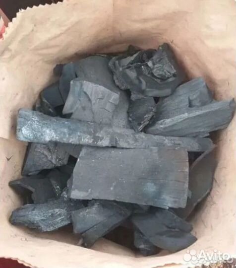 Березовый древесный уголь, мешок 10 кг