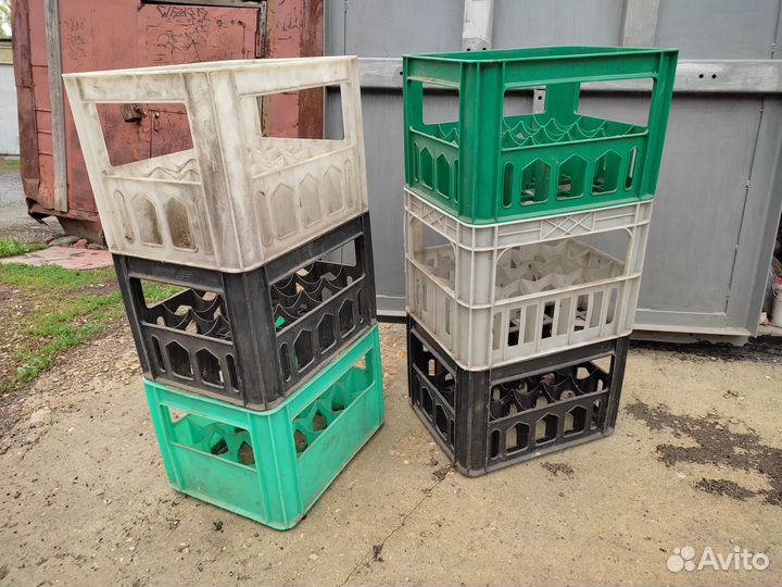 Ящик пластик для бутылок