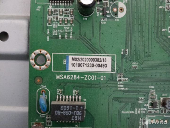 Материнская плата MSA6284-ZC01-01 TF-LED48S39T2S