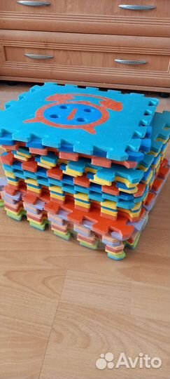 Детский коврик для ползанья складной