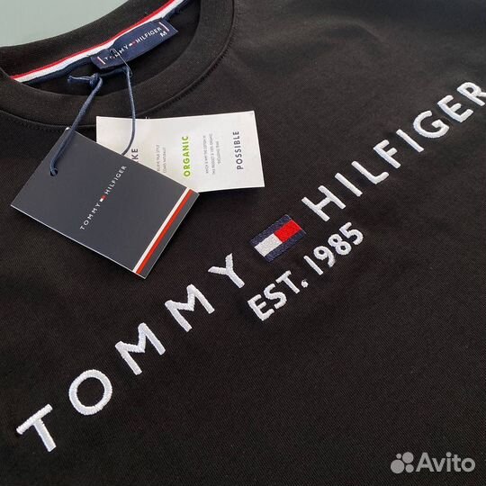 Футболка мужская tommy hilfiger черная