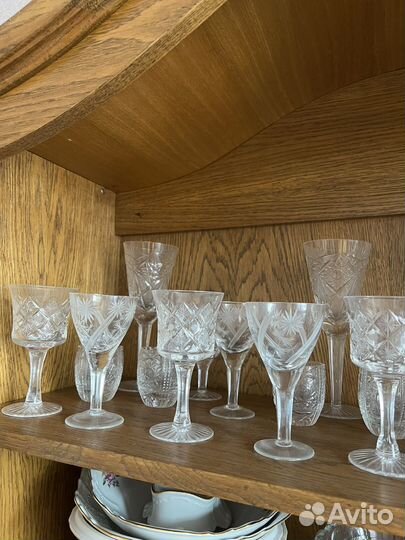 Хрустальные рюмки /фужеры