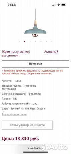 Подвесной светильник Paulmann Juna 79655