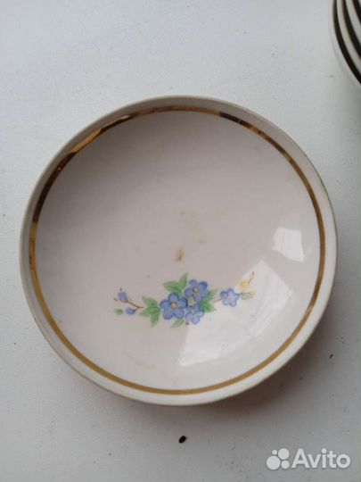 Фарфоровые блюдца СССР