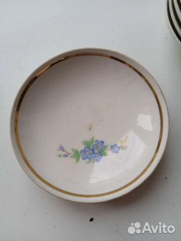 Фарфоровые блюдца СССР