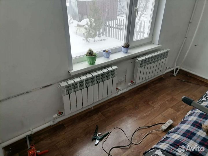 Установка котлов / Отопления в частном доме