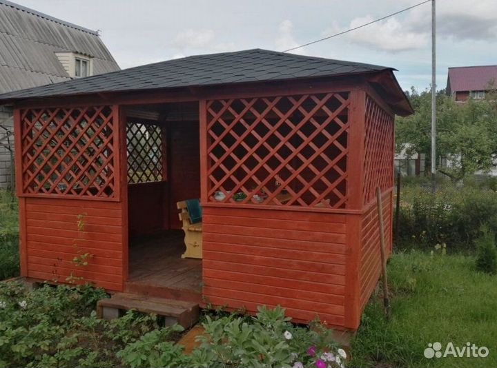 Деревянные беседки