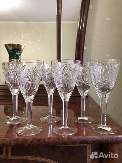 Фужеры хрустальные СССР