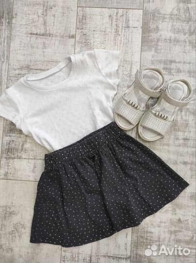 Вещи пакетом на девочку 104 110 в садик