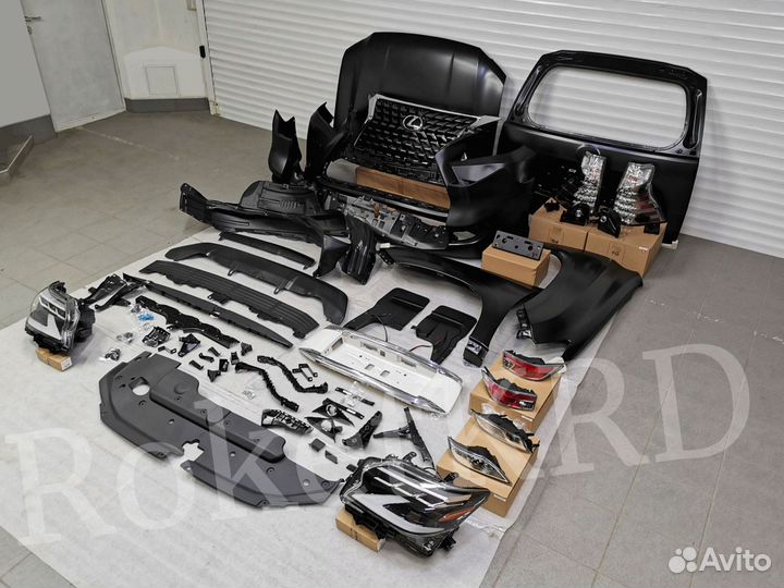 Рестайлинг комплект prado 150 в lexus gx460 2020