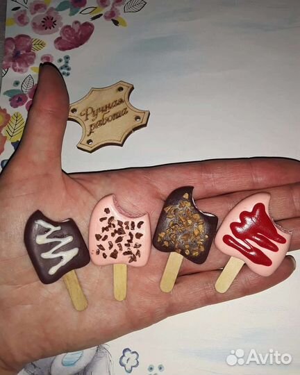 Брошки из полимерной глины