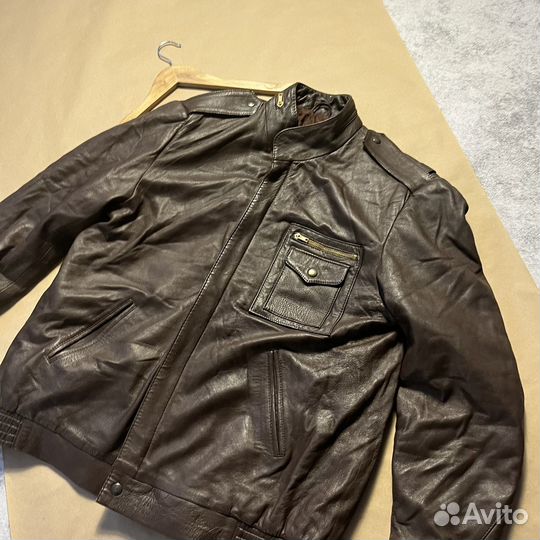 Vintage Leather Moto Jacket 90s Schott Avirex