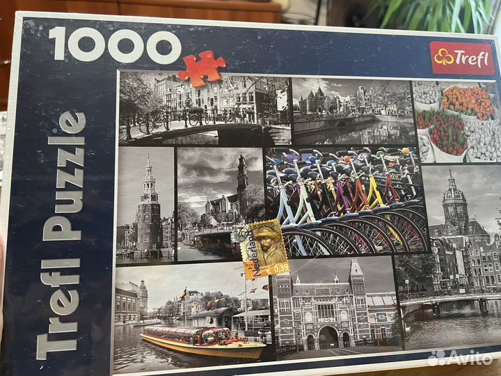 Пазлы trefl черно-белая серия, города