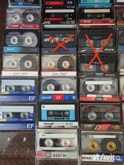 Аудиокассеты с записью