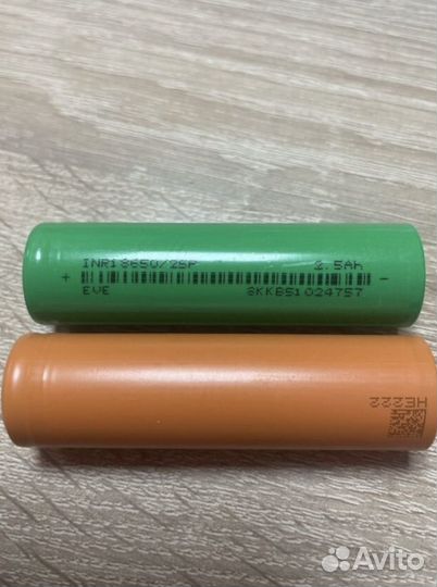 Аккумулятор 18650, 6 С, 13-14 мОм
