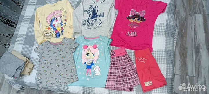 Пакет вещей для девочки 116