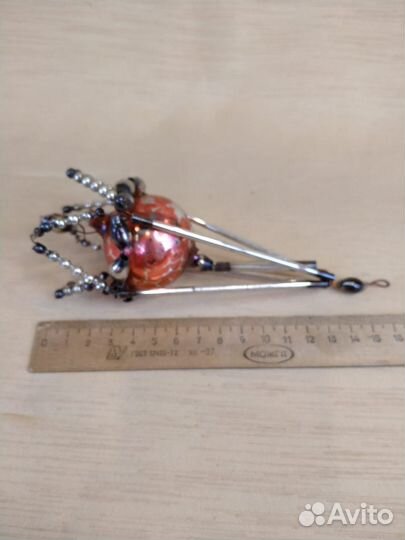 Ёлочная игрушка стеклярус